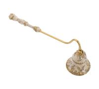 ULTECHNOVO Éteignoir à Bougie Vintage Portable en Métal 19x4,2x5,6 Cm 94 G, Extincteur à Mèche pour Bougies Parfumées et Chauffe-Plat, Outil de Sécurité Anti-odeurs pour Maison, Hôtel