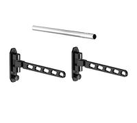 ULTECHNOVO Étendoir à Linge sans Perforation Étendoir à Vêtements Pliable Cintre Mural pour Vêtements à pour Fenêtre Balcon Mur