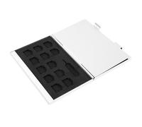 ULTECHNOVO Étui de Compartiments Nano Sim pour Carte Sim en Alliage D'aluminium et Rangement EVA pour Organiser et Sécuriser Cartes Mémoire