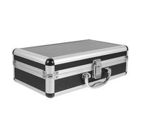 ULTECHNOVO Étui de Rangement pour Microphone Professionnel Noir Mousse Prédécoupée Coque Rigide Résistante et Poignée Intégrée Compatible Micro sans Fil Adapté Transport et Protection en