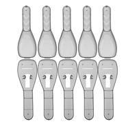 ULTECHNOVO Étui de Voyage Rigide en Plastique pour Rasoir Manuel Noir, Lot de 5 Pièces, Porte-rasoir Compact et Léger, Boîte de Rangement Multifonction pour Accessoires de Rasage et Soins