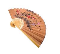 ULTECHNOVO Éventail Mural Chinois Traditionnel Style Zen Asiatique en Papier et Bambou 0,9 M pour Décoration Murale Salon ou Bureau à Domicile