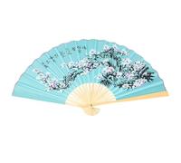 ULTECHNOVO Éventail Pliant Mural Chinois Style Traditionnel Asiatique de Accessoire Décoratif Décoration Murale Élégante pour Studio Photo