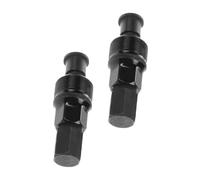 ULTECHNOVO Extracteur de Manivelle en Acier au Carbone Noir Lot de 2 Outil de Démontage de Pédalier Vélo Tête Amovible Kit d'Extraction pour Réparation et Entretien de Manivelles