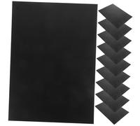 ULTECHNOVO Feuilles De Plastique Rigide A4 10 Pcs Noirs Mats 0,5 Mm Ignifuges Pour Loisirs Créatifs Et Décoration Diy, Feuilles Thermoplastiques Résistantes Pour Cadres Photo Et Panneaux