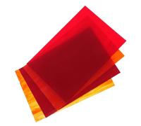 ULTECHNOVO Feuilles de Verre Vitrail Coloré 4pcs en Verre Texture Ondulée pour Projets D'art du Vitrail et Décoration Intérieure Créative Couleur Aléatoire