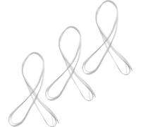 ULTECHNOVO Fibres D'ongle Flexibles Blanches en Plastique pour Extension Naturelle, 3 Sachets pour Nail Art DIY et Salons de Manucure Professionnels