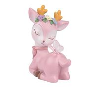 ULTECHNOVO Figurine Résine de Cerf Cartoon Décorative Ornement pour Gâteau et Décoration de Noël Design Mignon et pour Maison et Bureau