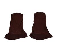 ULTECHNOVO Filet à Postiche Élastique Invisible en Polyester Bonnet Respirant Couleur Café Foncé Taille Adaptable pour Cosplay et Coiffure Quotidienne Lot de 12 sets de Filets à Cheveux