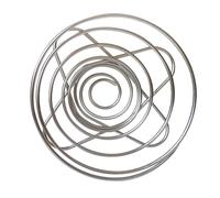 ULTECHNOVO Filtre à Café Permanent Acier Inoxydable Résistant Chaleur Support Portable à Ressort Filtre Réutilisable pour Usage Domestique et Extérieur