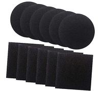 ULTECHNOVO Filtres Charbon De Bois pour Bac à Compost Cuisine 12 Pièces Absorbeur D'odeurs pour Poubelle Compost Filtre à Litière Accessoire Désodorisant Entretien La Cuisine