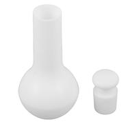 ULTECHNOVO Fiole Conique en Ptfe 25 Ml Bouchon Sécurisé Bécher Gradué Chimie Flacon Laboratoire Résistant Haute Température pour Expériences Scientifiques et Analyses Précises