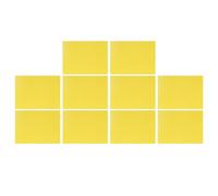 ULTECHNOVO Fondation Ruche en Cire d'abeille Jaune 10pcs, Feuille de Fondation Pratique Nid Rapide, Forme Simple pour Production de Miel et Construction de Ruche