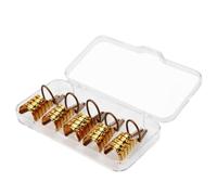 ULTECHNOVO Formes de Nail Art en Aluminium Réutilisables 2 Boîtes de 10 Pièces pour Extension des Ongles, Guide Précis Couleur Aléatoire pour Salon Professionnel et Usage