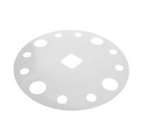 ULTECHNOVO Gabarit de Disque D'horloge en Acrylique Transparent Circulaire pour Bricolage, Marquage Précis Erreurs D'installation, pour Projets Muraux