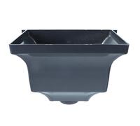 ULTECHNOVO Gouttière en Alliage D'aluminium de Forme Incurvée Accessoires, Résistance la Corrosion et Installation Facile pour Systèmes de Drainage Extérieurs