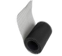 ULTECHNOVO Grillage de Gouttière en Abs Noir, Filet Anti-bouchage Réutilisable pour Gouttières de Jardin et Balcon, Protège-gouttière 6 Pouces