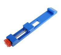ULTECHNOVO Guide de Scie Circulaire Réglable et Machines à Marbre pour Outils de Coupe Bleu Gabarit de Guidage pour Scie Circulaire, Base Ajustable en Plastique et Métal Projets