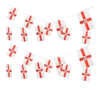 ULTECHNOVO Guirlande Fanions Drapeau Nord-irlandais en Polyester Léger Texture Délicate pour Décoration Intérieure et Extérieure, 1 Set pour Fêtes et Événements