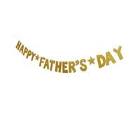 ULTECHNOVO Guirlande Festive Papier Pour Fête Des Pères Fanion à Suspendre Pour Fête Des Pères Bannière Décorative