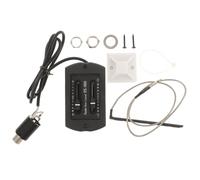 ULTECHNOVO Guitare Acoustique Ps-900 Système D’accordeur Intégré avec Préampli Piézo 2 Bandes, Égaliseur Numérique sans Pile Classique à Cache-chevalet pour Guitare Sèche