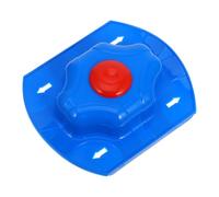 ULTECHNOVO Hachoir à Légumes Hacher Le Garde-main Protège-main Pour Trancheuse à Mandoline Outil Pour Trancher La Mandoline Protège-main Mandoline Trancheuse Protège-doigts Plastique Sky-blue