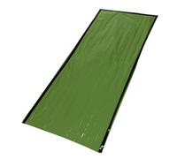 ULTECHNOVO Housse de Couchage Urgence Extérieur PE Thermique et Léger Housse de Survie pour Camping Randonnée et Voyages Protection Anti-Froid Isolante Compacte et Couleur Verte