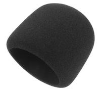 ULTECHNOVO Housse de Protection Anti-vent pour Microphone en Mousse Noire, Bonnettes de Micro, Protège la Salive et L’humidité, Respirante, Lavable, pour Interviews et Conférences