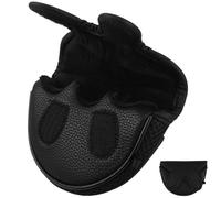 ULTECHNOVO Housses de Clubs de Golf PU Noires pour Bois et Putter | Finition Élégante, Couture Soignée, Protection en Parcours, Design Polyvalent, pour Passionnés et Pros