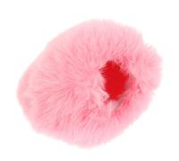 ULTECHNOVO Housses de Microphone en Peluche Rose, Bonnet Doux Respirant et Épais, Protection Anti-Vent pour Micro à Condensateur, Compatible Accessoires de Studio et Karaoké