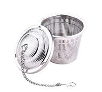 ULTECHNOVO Infuseur à Thé Passoire En Acier Inoxydable 304 Grosse Taille, Filtre Infuseur Anti-débordement, Adapté Pour Infusion Feuilles Et Tisanes, Usage Individuel En Tasse, Boule à Épices