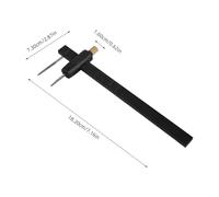 ULTECHNOVO Instrument en plastique pour poterie et sculpture règle coulissante légère et portable pour mesure et traçage précis des argiles et pâtes à modeler