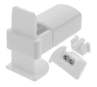 ULTECHNOVO Jeu de Supports pour Stores Plissés en Plastique Résistant 1 Set 2 Bouchons de Rail Gauche et Droit Accessoires de Réparation pour Stores Plissés Pièces de Rechange Légères