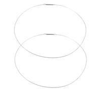 ULTECHNOVO Joint de Porte pour Machine à Laver Frontal 2 Pièces en Acier Inoxydable Argenté 34 Cm Loquet à Ressort pour Éviter les Fuites D'eau et Assurer L'étanchéité