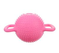 ULTECHNOVO Kettlebell Yoga, Kettlebell D'entraînement Physique, Pvc Plastique, Double Poignée, Points de Massage, Rose, 4lb à 12lb, pour Pilates et Activités Variées