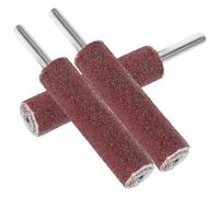 ULTECHNOVO Kit 3 Pièces Tambours de Ponçage 6 Mm, Accessoires Abrasifs pour Outils Rotatifs, Bâtonnets Abrasifs Grain 80, Ponceuse Perceuse, Polissage Métal Bois Plastique, Usage