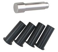 ULTECHNOVO Kit Charnière Porte Auto Jku Insert Aluminium ABS 4 Douilles Goupilles Installation Rapide pour Réparation Véhicule Utilitaire