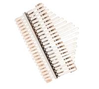 ULTECHNOVO Kit Complet D’Accessoires pour Piano à Pouces Kalimba DIY 21 Touches en Métal Solide Support en Bois, Ensemble Musical pour Débutants et Amateurs, Fabrication et Réparation