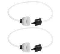 ULTECHNOVO Kit de 2 Tuyaux Flexibles pour Machine sous Vide, Longueur Étendue, Compatible Aspirateur Cuisine, Accessoires de Remplacement pour Emballage Alimentaire sous Vide, Tube