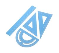 ULTECHNOVO Kit de Dessin Géométrique Professionnel Métal pour Étudiants et Bureau Règle de Mesure Précise avec Instrument de Mesure Angulaire pour Dessin Technique et Conception Mathématique