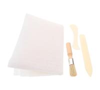 ULTECHNOVO Kit de Reliure pour Réparation de Anciens avec Outils de Couture Pliage Os et Brosse à Colle Matériaux Durables pour Restauration Précise des Textes Historiques