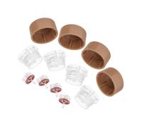 ULTECHNOVO Kit de Réparation de 4 Sets pour Robinet Mural Extérieur Disjoncteur de Vide, Prévention du Reflux, Installation Facile en Plastique, Acier et Caoutchouc