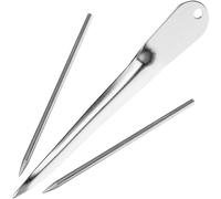 ULTECHNOVO Kit de Réparation pour Osier en Acier Inoxydable Outil de Levier Argenté, Facile à Nettoyer, Réparation de Meubles en Rotin Tissage de Paniers