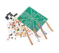 ULTECHNOVO Kit de Soudure pour Lampe LED, Kit d'apprentissage du Soudage, Module de Lumière LED en Plastique Rouge et Jaune, Grosse Pastille de Soudure, DIY, Enseignement