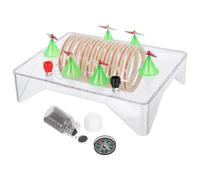 ULTECHNOVO Kit D'expériences Scientifiques D'électromagnétisme Bobine en Cuivre et Aiguilles Magnétiques, Génération Stable de Champ Magnétique pour Classes de Physique