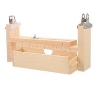 ULTECHNOVO Kit D'outils de Bricolage pour Fabricant de Bracelets en Bois, Cadre de Tissage pour Bracelet Tissé, Matériel DIY pour Tricotage la Main, Usage Outdoor