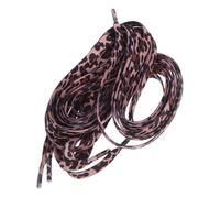 ULTECHNOVO Lacets Plats Léopard 2 Paires 120cm, Élastiques pour Baskets | Polyester et Spandex, Bout Plat, Faciles à Enfiler, pour Chaussures Blanches, Mocassins, Voyage et Streetwear