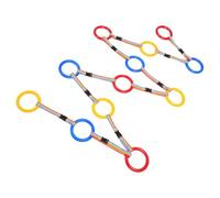 ULTECHNOVO Laisse de Sécurité pour Garçon et Filles Protège la Séparation Accidentelle avec 12 Boucles Colorées en Nylon Léger Lot de 12 Lors des Sorties Planifiées ou Jeux en Plein Air