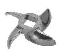 ULTECHNOVO Lame Acier Inoxydable pour Hachoir à Viande avec Trou Carré et Diamètre Remplacement pour Broyeur Manuel de Couteau pour Hachoirs Électriques Petits et Accessoires pour Saucisses