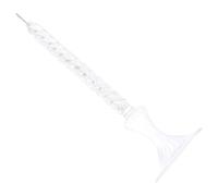 ULTECHNOVO Lampe à Huile en Verre Spirale de Taille Moyenne, Bougie Pilier Décorative Nordique, Lampe à Huile Romantique pour Dîner et Décoration Intérieure Élégante